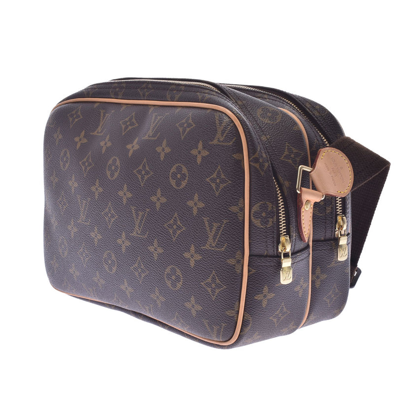 LOUIS VUITTON Louis Vuitton Reporter PM Brown M45254 Unisex Shoulder Bag AB Rank Used Ginzo