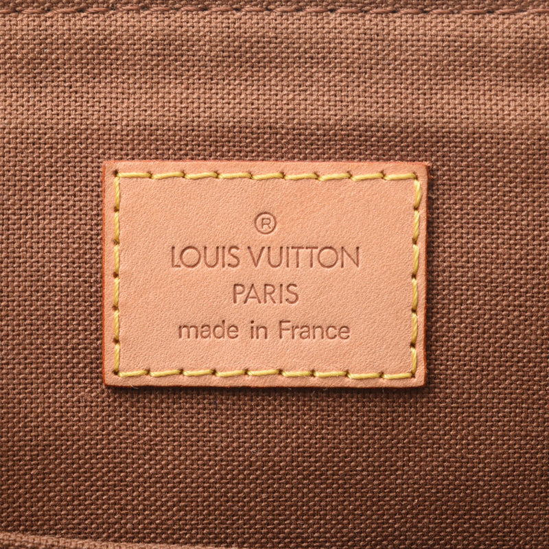 LOUIS VUITTON ルイヴィトンモノグラムボバンクールオブラウン M40007 Lady's handbag AB rank used silver storehouse