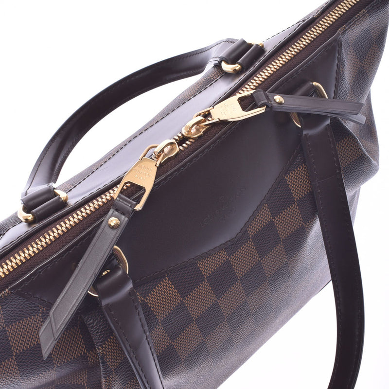 LOUIS VUITTON ルイヴィトン ダミエ ウェストミンスターPM ブラウン N41102 レディース ハンドバッグ Bランク 中古 銀蔵