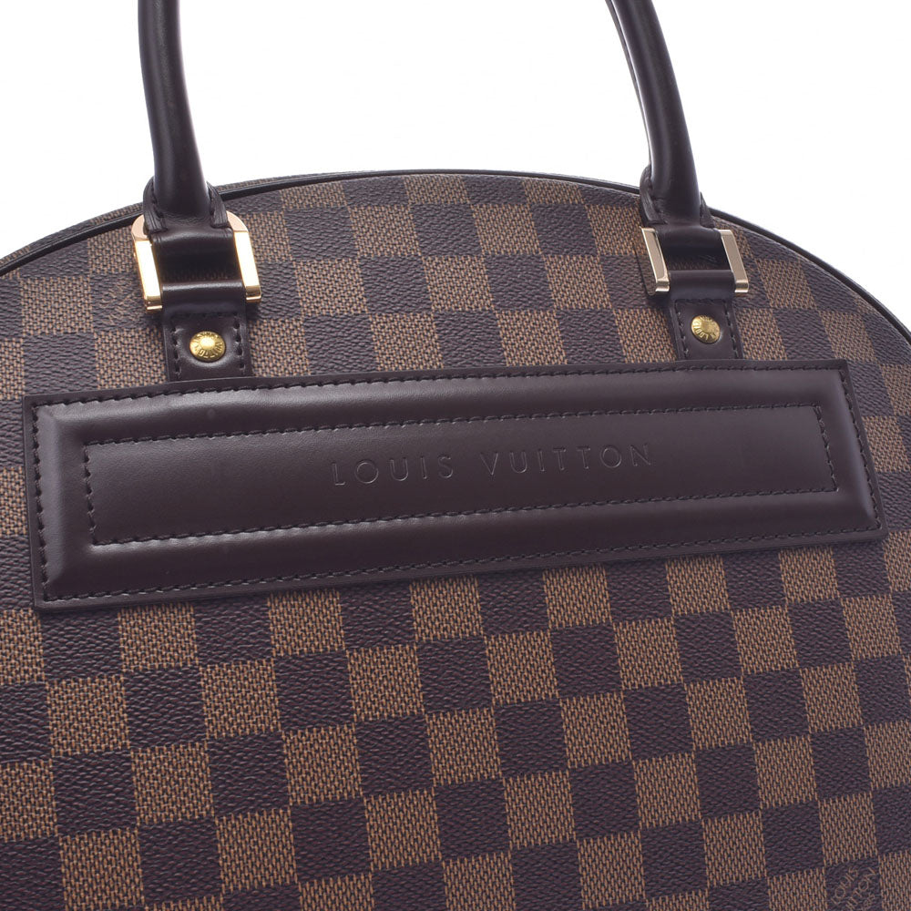 LOUIS VUITTON ルイヴィトン ダミエ ミニボストンバッグ ノリータ ブラウン N41455 ユニセックス ハンドバッグ Aランク 中古 銀蔵