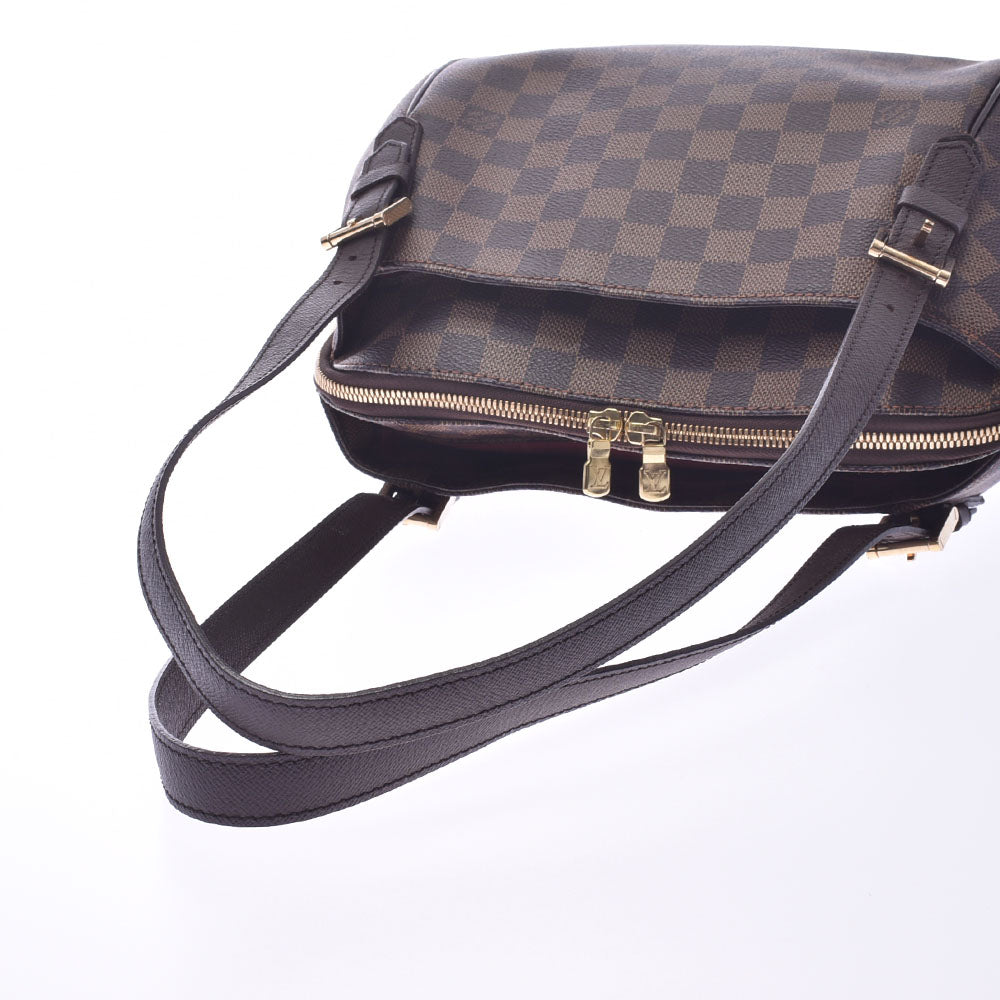 LOUIS VUITTON ルイヴィトン ダミエ べレムMM ブラウン N51174 レディース ハンドバッグ ABランク 中古 銀蔵