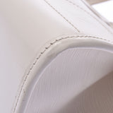 LOUIS VUITTON Louis Vuitton Epis Madeleine Ivoire (white) M5933J Ladies Handbag AB Rank used silverware