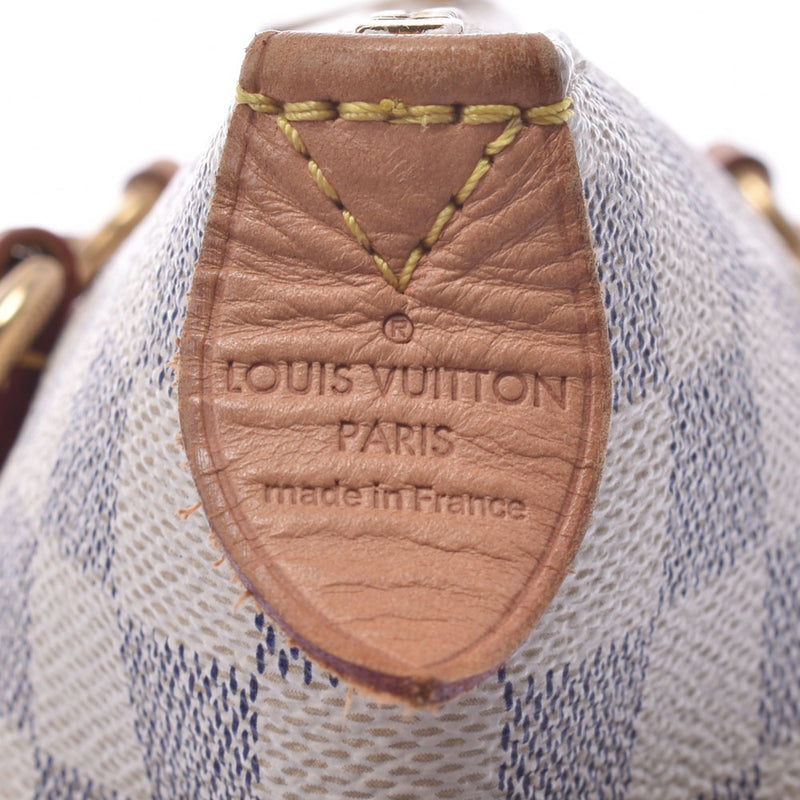 LOUIS VUITTON Louis Vuitton Damier Azur Totally PM White N51261 Unisex Tote Bag Rank B Used Ginzo