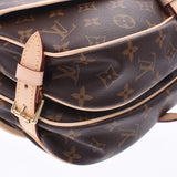 LOUIS VUITTON Louis Vuitton Monogram Saumur MM Brown M40710 Unisex Shoulder Bag Shindo Used Ginzo