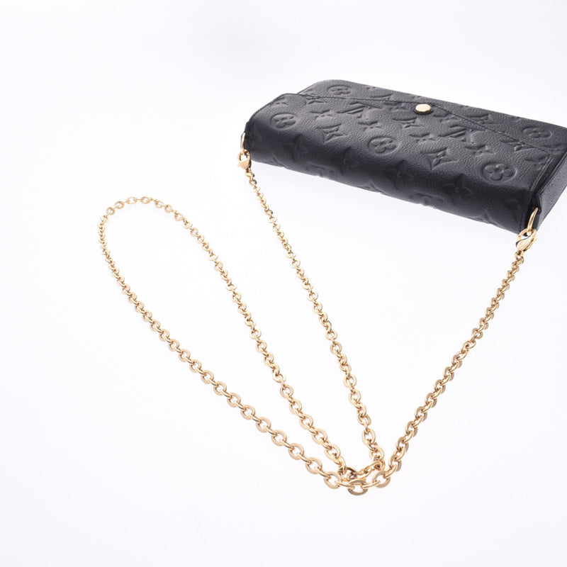 LOUIS VUITTON ルイヴィトン アンプラント ポシェットフェリシー 黒(ノワール) M64064 レディース ショルダーバッグ 新同 中古 銀蔵