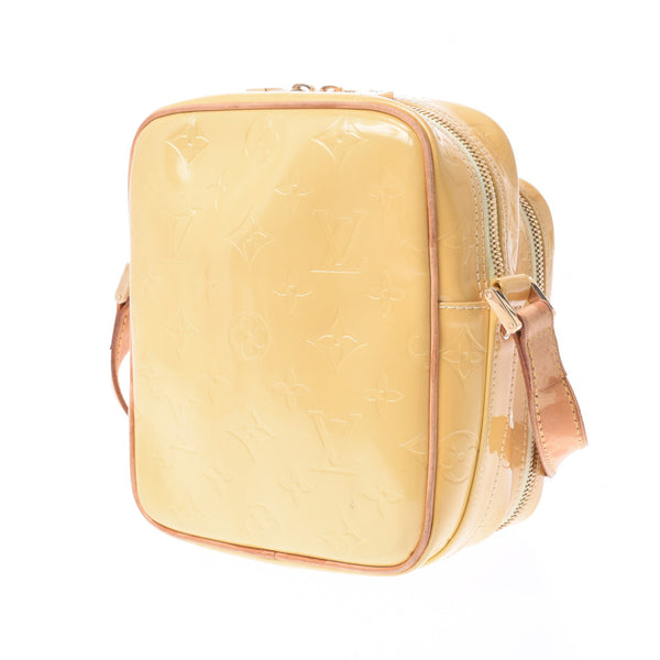 LOUIS VUITTON Louis Vuitton Verni Worcester Out of Print Yellow M91075 Ladies Shoulder Bag B Rank Used Ginzo