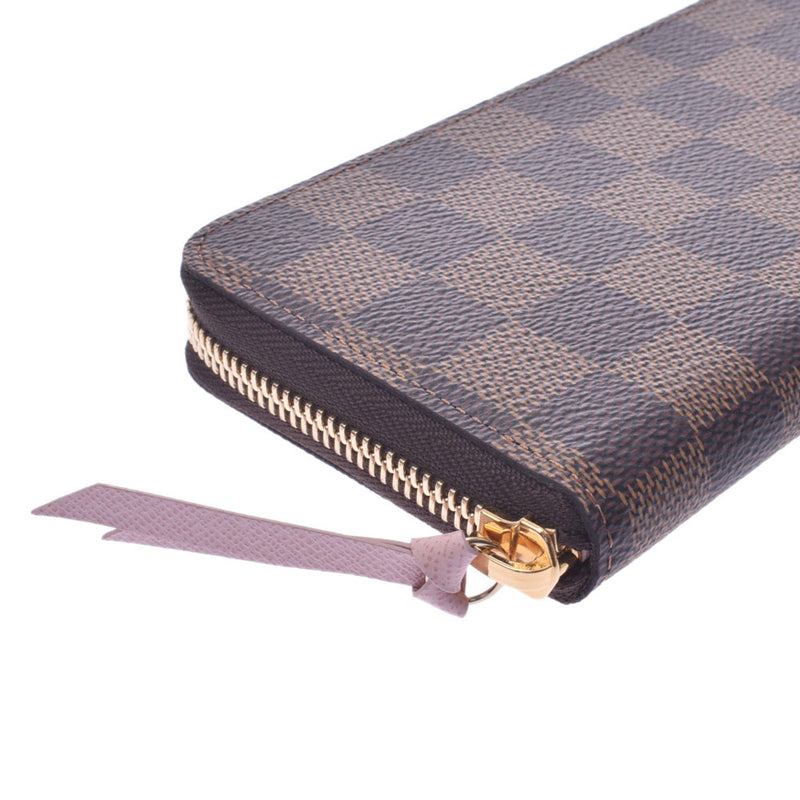 LOUIS VUITTON Louis Vuitton Damier Porto Fouille Clemence Rose Ballerine N41626 Ladies Wallet Unused Ginzo