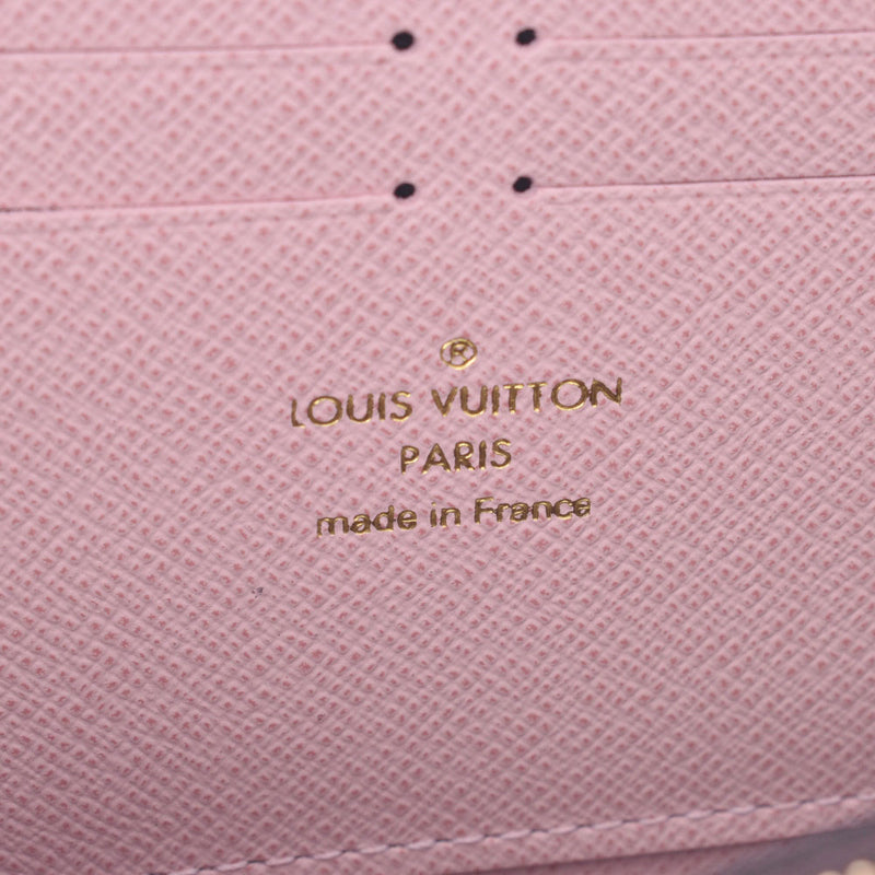 LOUIS VUITTON Louis Vuitton Damier Porto Fouille Clemence Rose Ballerine N41626 Ladies Wallet Unused Ginzo