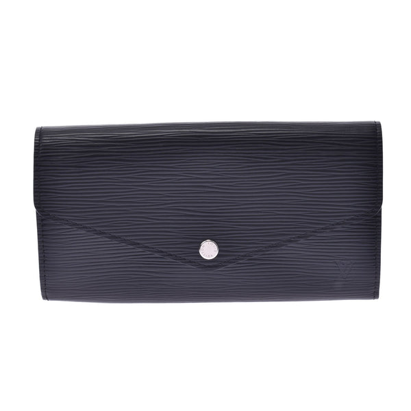 LOUIS VUITTON Louis Vuitton Epi Portofeuille Sara Black M60582 Unisex Epi Leather Long Wallet A Rank Used Ginzo