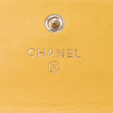 CHANEL Chanel Boy Chanel Folded Long Wallet Yellow Gold Hardware Ladies Lambskin Long Wallet B Rank Used Ginzo