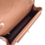 CHANEL CHANEL Matrasse Chain Shoulder Bag Diana Tea Gold Metal Fittings Ladies Lambskin Shoulder Bag AB Rank Used Ginzo