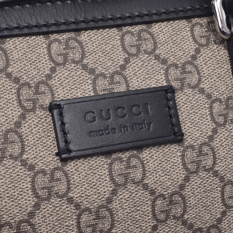 GUCCI Gucci 2WAY beige 406380 unisex PVC/ calf Boston bag newly used goods silver storehouse