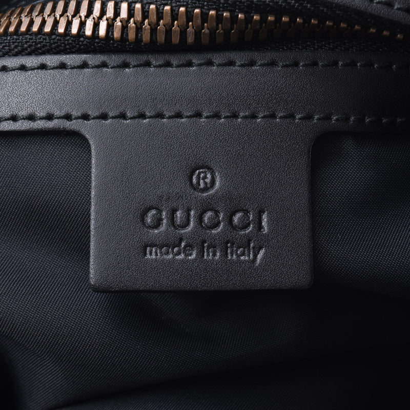 GUCCI グッチ ドローストリング バックパック アングリーキャット ベージュ系/黒 473872 ユニセックス PVC リュック・デイパック 新同 中古 銀蔵