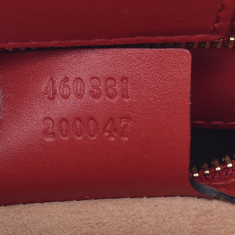 GUCCI Gucci Sylvie 2WAY Bags Red Gold Gold 460381 Ladies' Carf Handbag AB Ranks used silverware