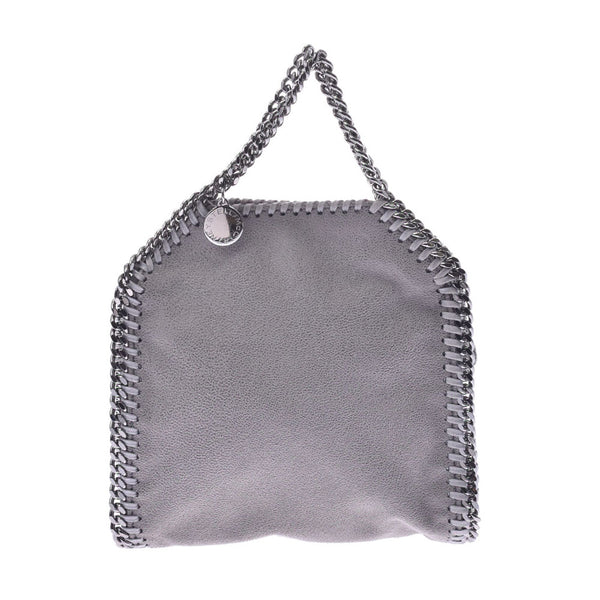 Stella McCartney Stella McCartney falabella tiny Chain Handbag Gree silver metallic Womens 2WAY bag