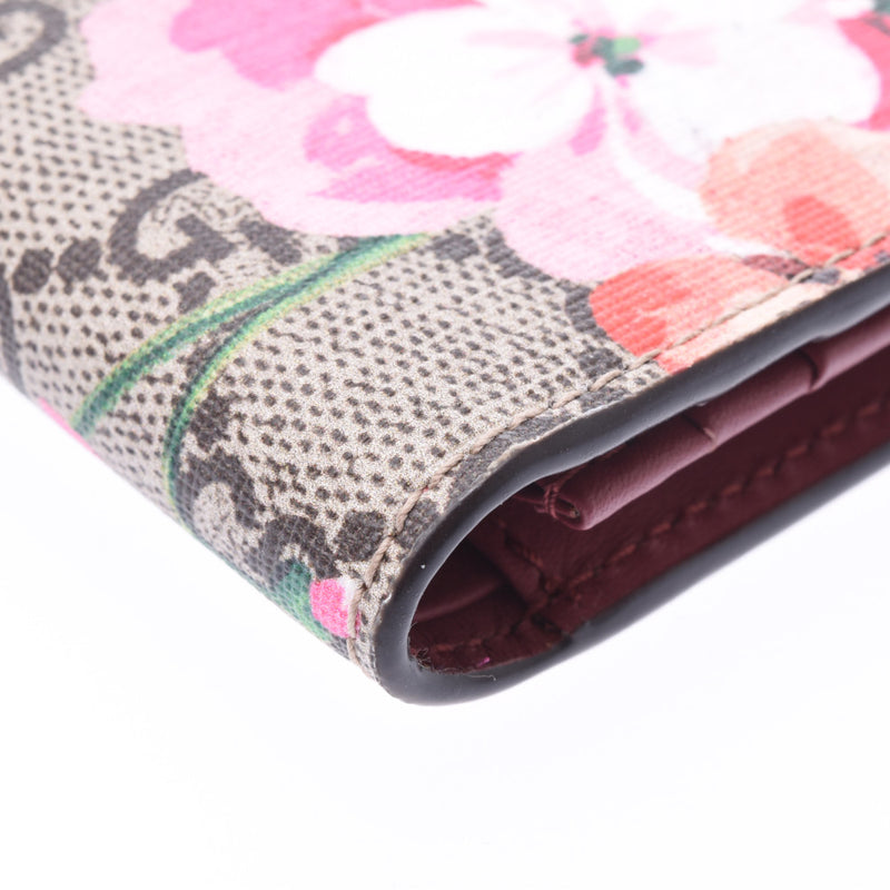 GUCCI Gucci GG Split Flower Beige: 410088 Ladies PVC Cardcase Unused Ginzo