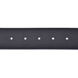 Gucci reversible 9cm Black / Blue 450000 men's leather belt