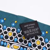 HERMES Hermes Twille Maharaja's Buttle Detaiyu /Dark Green/Yellow Women's Silk 100% Scarf A Rank Used Ginzo