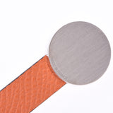HERMES Glove holder Serie metal fittings Orange silver metal fittings Unisex Vaud Epson brand accessory unused Ginzo