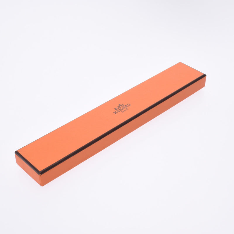 HERMES Glove holder Serie metal fittings Orange silver metal fittings Unisex Vaud Epson brand accessory unused Ginzo