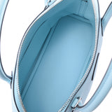 Hermes Bose 27 2WAY Bag Blue zephyr Silver Earring