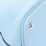 Hermes Bose 27 2WAY Bag Blue zephyr Silver Earring