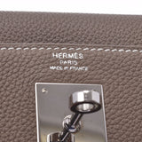 HERMES爱马仕凯利28内缝线2WAY袋Etup银硬件hardware刻（约2017年）女士多哥手提包A级二手Ginzo
