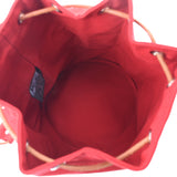 HERMES エルメス ポロションミミル 赤 ユニセックス キャンバス ショルダーバッグ ABランク 中古 銀蔵