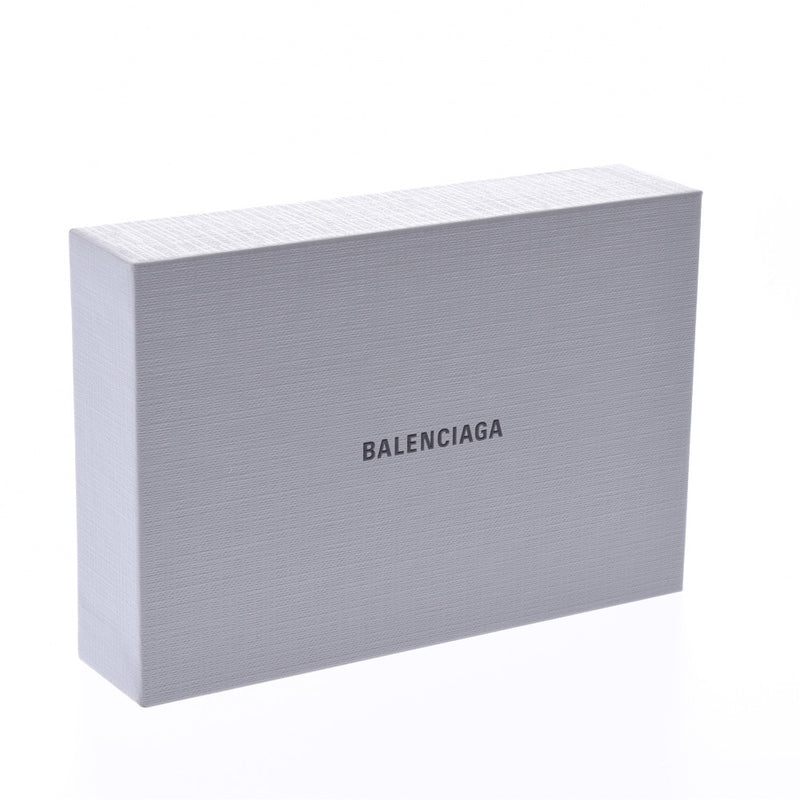 BALENCIAGA バレンシアガ エブリデイ ミニウォレット コンパクトウォレット 黒 593813 ユニセックス カーフ 三つ折り財布 未使用 銀蔵