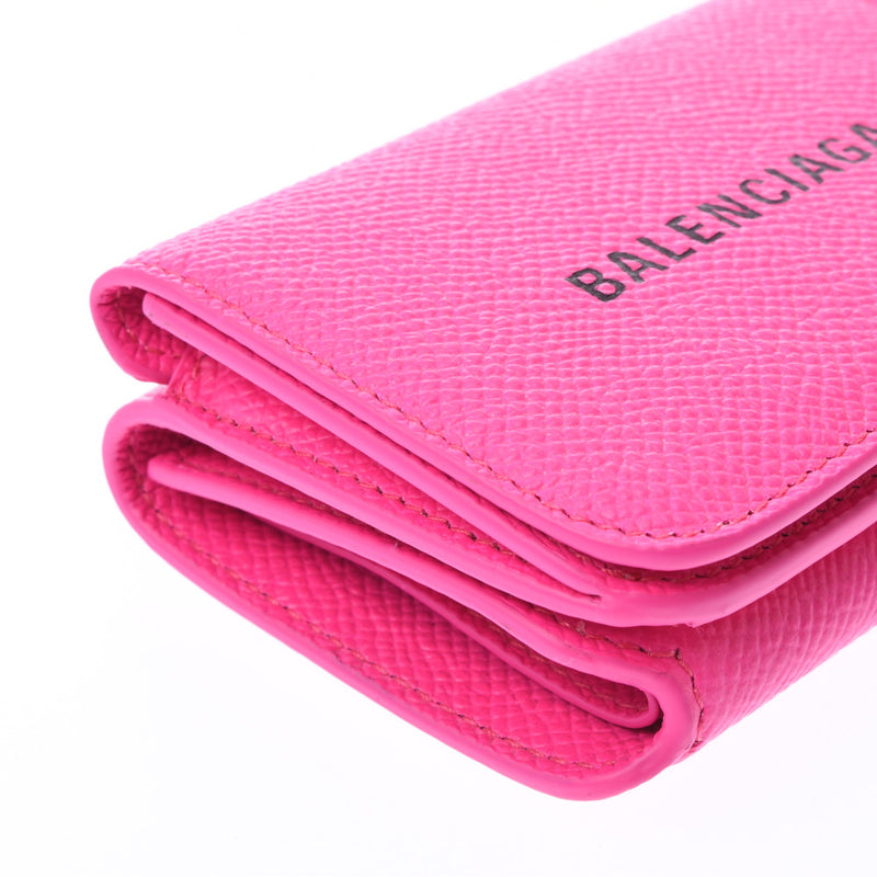 Balenciaga brand Mini Wallet compact Wallet Pink 593813