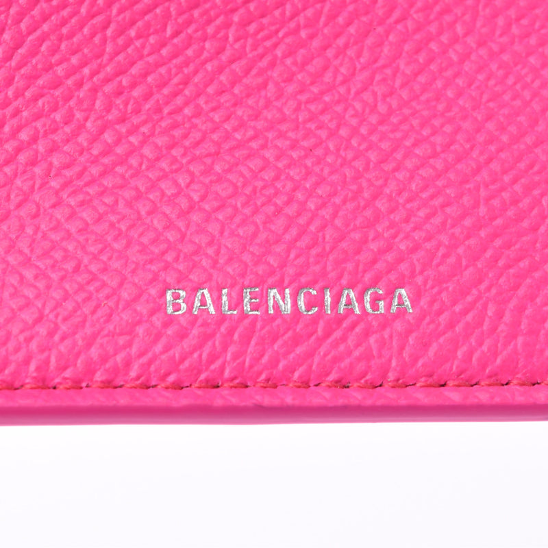 Balenciaga brand Mini Wallet compact Wallet Pink 593813