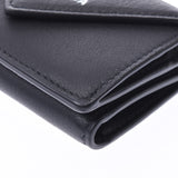 BALENCIAGA Paper mini wallet Compact wallet Black 391446 Unisex calf Tri-fold wallet Unused Ginzo