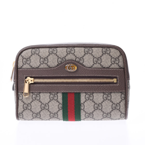 GUCCI Gucci Opidia GG Supreme Small Belt Bag Body Bag Gleage 517076 Unisex PVC/Leather Waist Bag Unused Ginzo