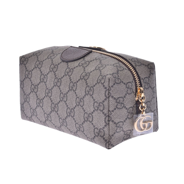 GUCCI Gucci Ophidia化妆袋米色/棕色548393女士GG Supreme帆布袋未使用Ginzo
