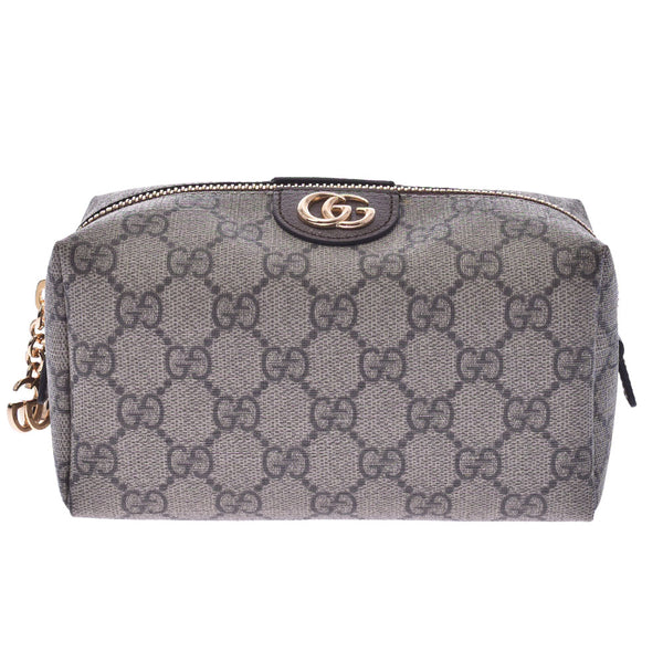 GUCCI Gucci Ophidia Cosmetic Pouch Beige/Brown 548393 Ladies GG Supreme Canvas Pouch Unused Ginzo