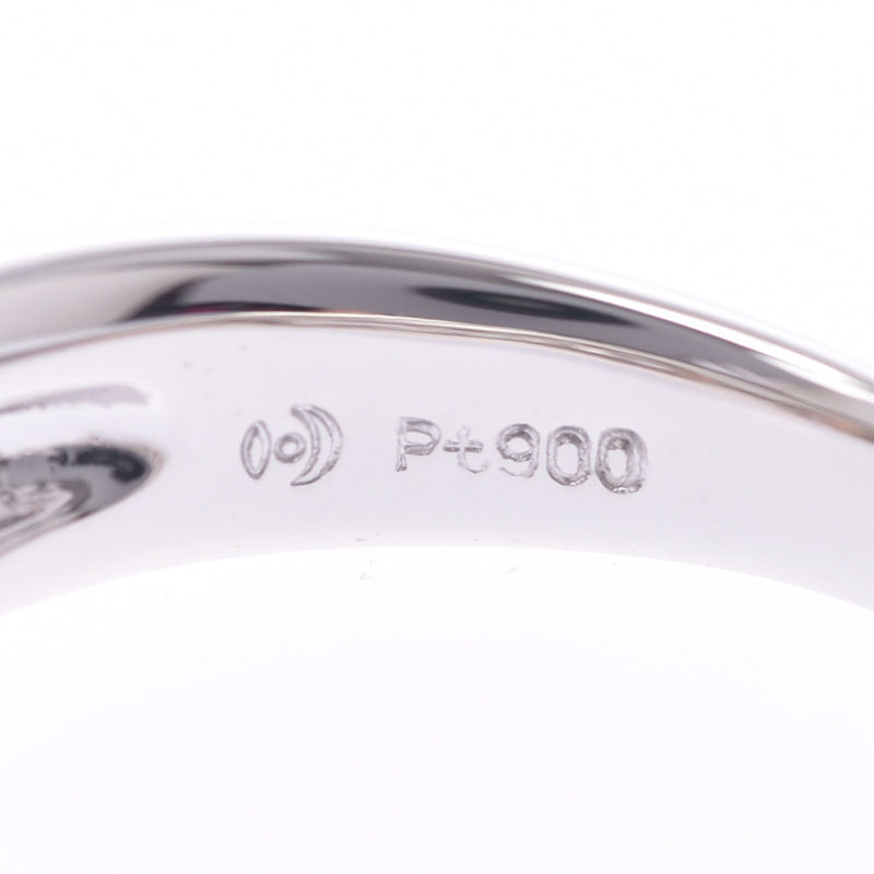 Tasaki pearl ring 0.41 CT #10 ladies Pt900 platinum ring-ring No