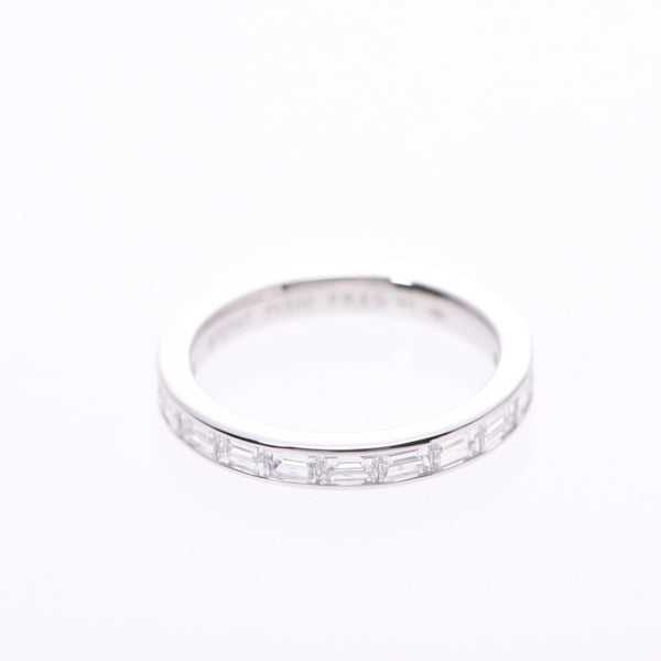 FRED FRED FOR LOVE Wedding Banding Half Bucket Diamond #50 9.5 Unisex Pt950 Platinum Ring Ring A Rank Used Ginzo