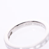 FRED Fowler伴娘带戒指半桶钻石#50 9.5中性Pt950铂金戒指a排名二手银戒指