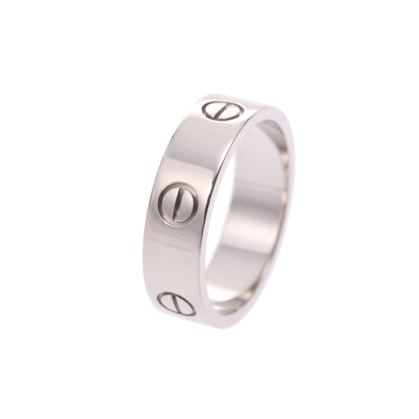 CARTIER love ring #59 No. 18 unisex K18WG ring/ring A rank used Ginzo