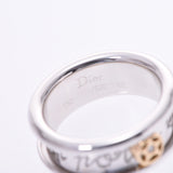 Christian Dior Cristiandiol Dior Porte Bonheur 1P Diamond #49 Diamond, No. 9, Unsex K18WG/YG ring, Ring, Ring A, A-Rank, used silver.