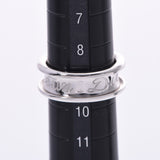 Christian Dior Cristiandiol Dior Porte Bonheur 1P Diamond #49 Diamond, No. 9, Unsex K18WG/YG ring, Ring, Ring A, A-Rank, used silver.