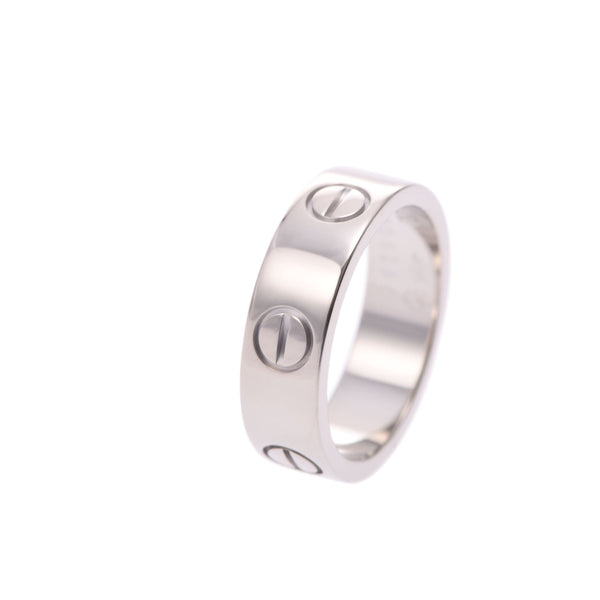 CARTIER Cartier Ravuring #51 11 Ladies K18WG Ring: A-Rank used silver