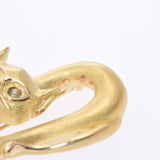 Others Pearl Chrysoberyl Cat's Eye 0.32ct Cat Motif Ladies K18 Brooch AB Rank Used Ginzo