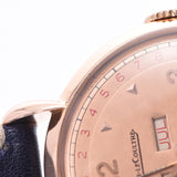 JAEGER-LECOULTRE Jaguar LeCoultre Triple Calendar Antique Men's PG/Leather Watch Hand-Wound Brown Dial A Rank Used Ginzo