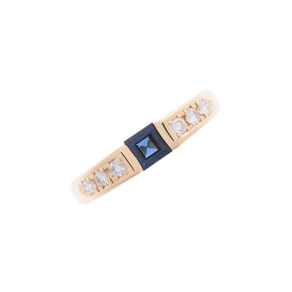 BURBERRY Burberry Sapphire 0.43ct Diamond 0.20ct 12 Women's K18YG Ring Ring A Rank Used Ginzo