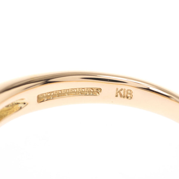 BURBERRY Burberry Sapphire 0.43ct Diamond 0.20ct 12 Women's K18YG Ring Ring A Rank Used Ginzo