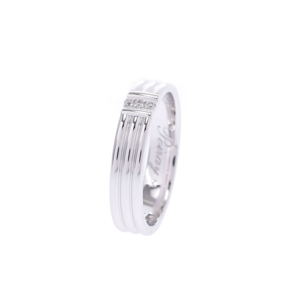 Poiray Poire3p钻石#51女士K18WG戒指戒指a级使用的银饰品