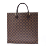 LOUIS VUITTON Louis Vuitton Damier Sachs PRA new brown N41225 unisex tote bag a-ranked second-hand silver