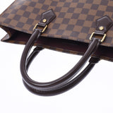 LOUIS VUITTON Louis Vuitton Damier Sachs PRA new brown N41225 unisex tote bag a-ranked second-hand silver