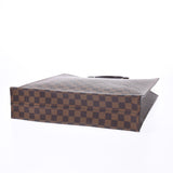 LOUIS VUITTON Louis Vuitton Damier Sachs PRA new brown N41225 unisex tote bag a-ranked second-hand silver